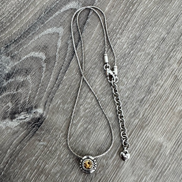 💞 BRIGHTON Fortino Petite Reversible Crystal Pendant Necklace - Picture 4 of 7